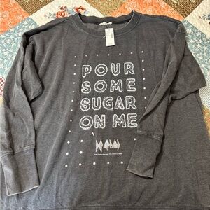 Maurices Charcoal Graphic Long Sleeve Tee